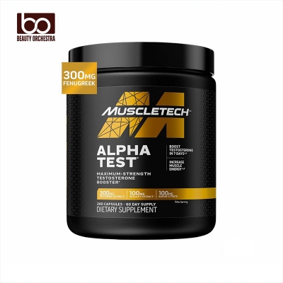 Picture of MuscleTech Testosterone Booster for Men AlphaTest T-Boost Mens Supplement with Tribulus Terrestris & Boron  Daily Male Gym Workout Supplements for Muscle Growth Stamina & Energy - 240 Pills