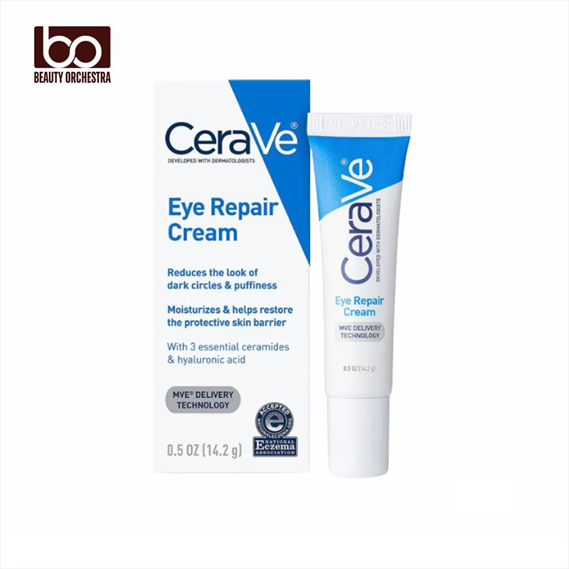 Picture of CeraVe Eye Repair Under Eye Cream for Dark Circles and Puffiness-14.2 g (USA)