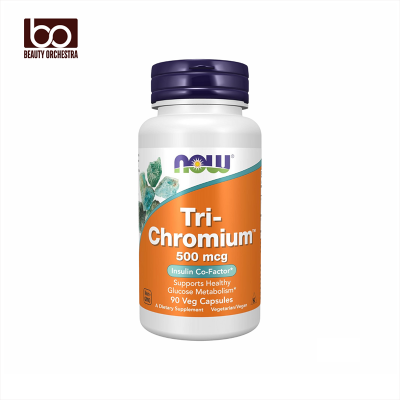 Picture of NOW Tri-Chromium 500 mcg with Cinnamon 90 Veg Capsules