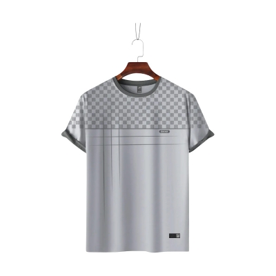 Picture of ZAIAX WHITE CHESS PRINT TSHIRT – DBAW