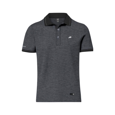 Picture of ZAiAX ELITE SPACE DYED GRAY POLO SHIRT - ELPLSB