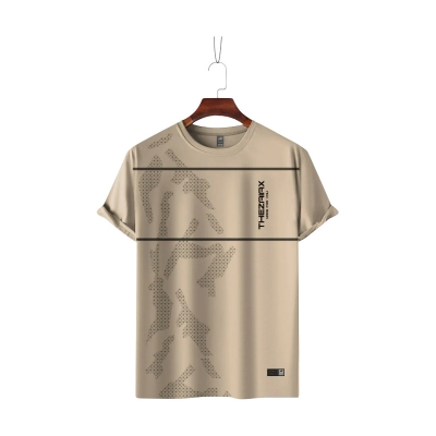 Picture of ZAIAX CREAM PRINT TSHIRT- HRMC