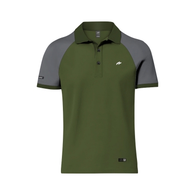 Picture of ZAIAX GREY OLIVE RAGLAN POLO – PLRGGOL 