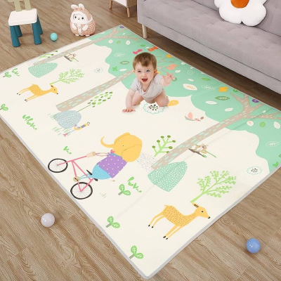 Picture of Baby Play Mat 6feet x 7Feet | Soft Playmat for Baby's Crawling, Tummy Time | Thick Floor Mats for Children, Toddlers & Babies | Play Mats for Floor in Bedroom, Nursery & Playroom