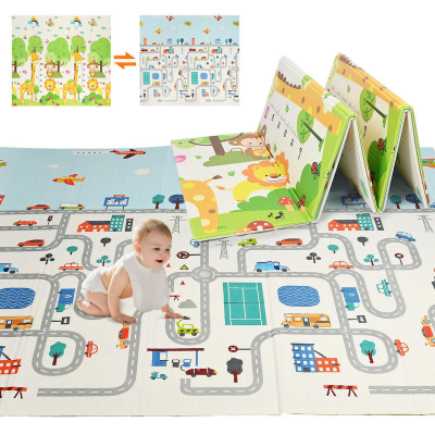 Picture of Baby Play Mat  (100 -150 cm) | Soft Playmat for Baby's Crawling, Tummy Time | Thick Floor Mats for Children, Toddlers & Babies | Play Mats for Floor in Bedroom, Nursery & Playroom