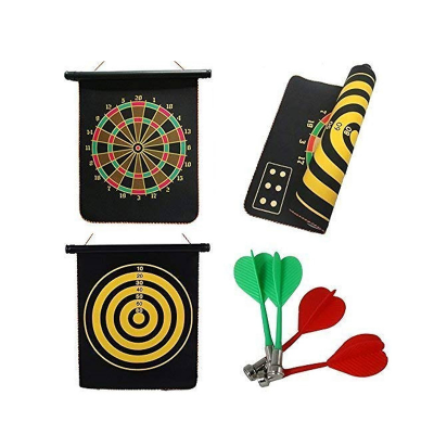 Picture of Magnetic Double Sided 15" Dartboard with 4 Pcs Magnet Dart Pins