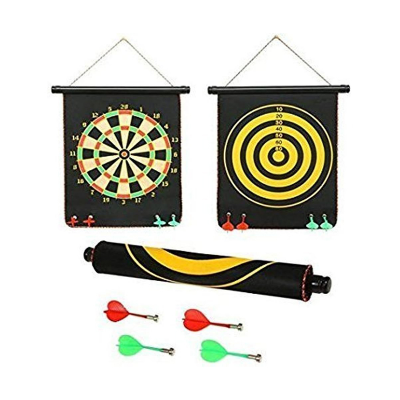 Picture of Magnetic Double Sided 15" Dartboard with 4 Pcs Magnet Dart Pins