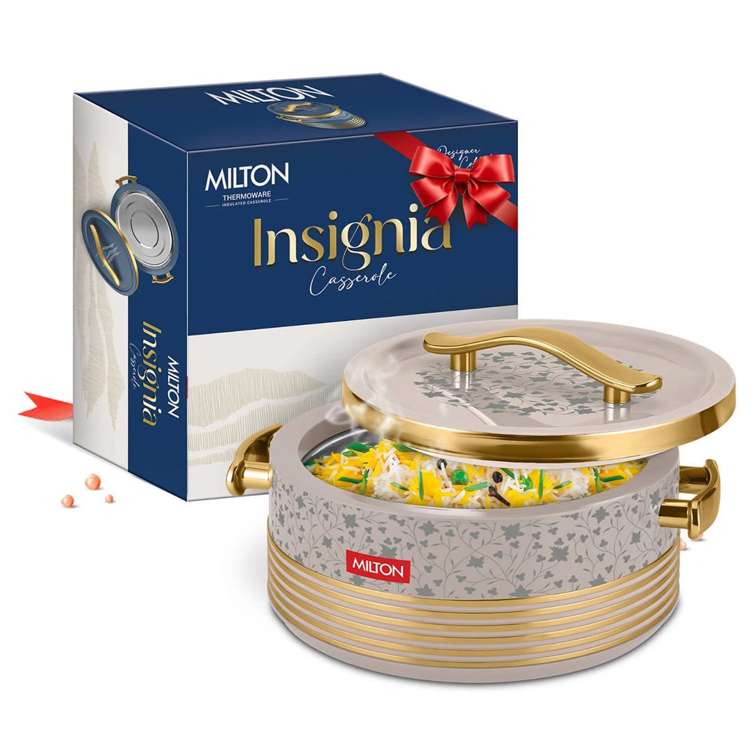 Picture of MILTON Insignia Hot Pot Casserole,Inside Steel,PU Insulated,Food Grade,BPA Free -2500Ml