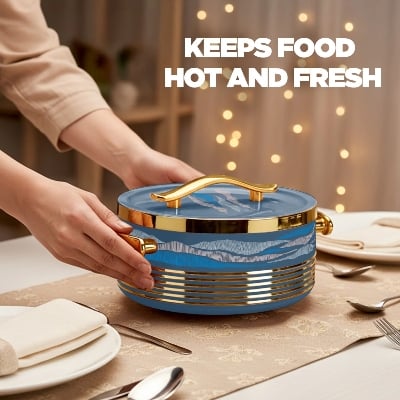 Picture of MILTON Insignia Hot Pot Casserole,Inside Steel,PU Insulated,Food Grade,BPA Free -2500Ml