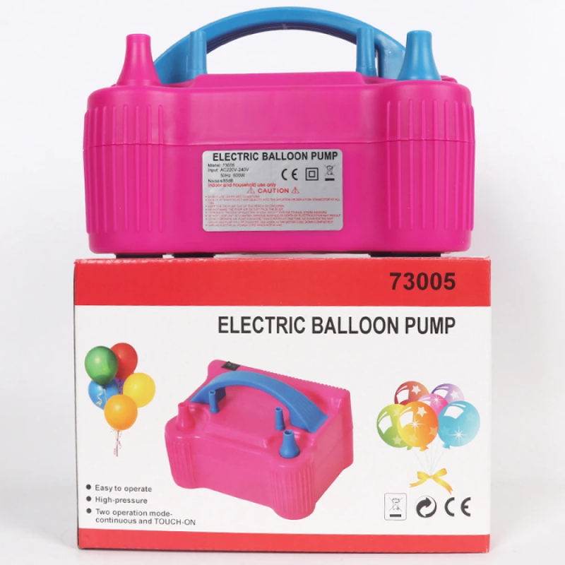 Electric Balloon Pump with Double Nozzle Inflator 110V-120V 600W High Power Blower Portable Pumper for Party, Wedding, Birthday & Event Decoration- (Pack of 1 Pcs)