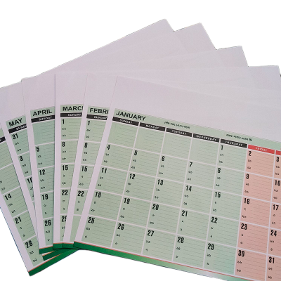 Picture of Refill For Year Planner/Table planner Sheet 2026(19×14.25 inch)