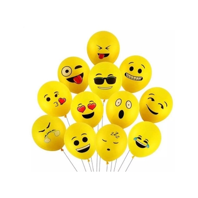 Picture of Emoji balloon 30 pecs happy birthday