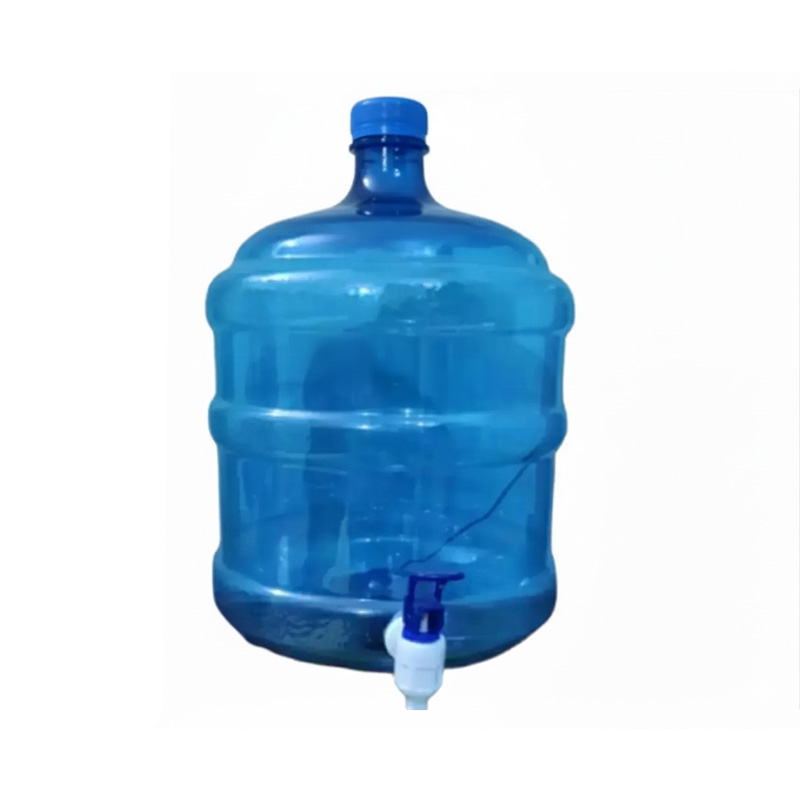 Picture of Food grade water dispenser jar / Panir Jar / Water dispenser jar with tap ~Capacity: 8 liter. Color: Blue/Red