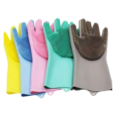 Picture of Hand Gloves High Quality Silicone Dish Washing Kitchen Gloves - Hand Gloves - Hand Gloves