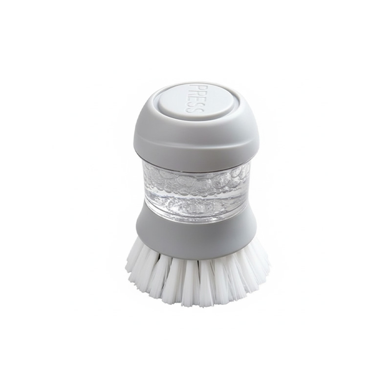 Picture of Kitchen Dispense Soap Water Dish Cleaning Brush Creative Washing