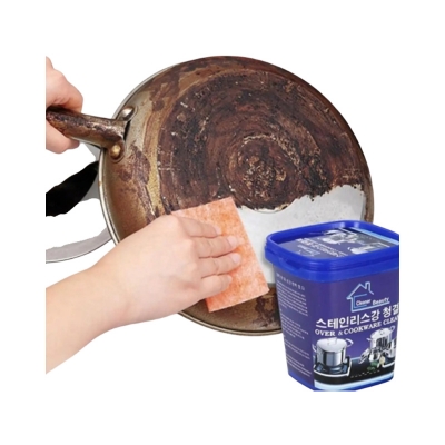 Picture of Levelex Stainless Steel Cookware Cleaning Paste Household Kitchen Cleaner Washing Pot Bottom Scale Strong 500gm Cookware Cleaning Paste Washing Pot