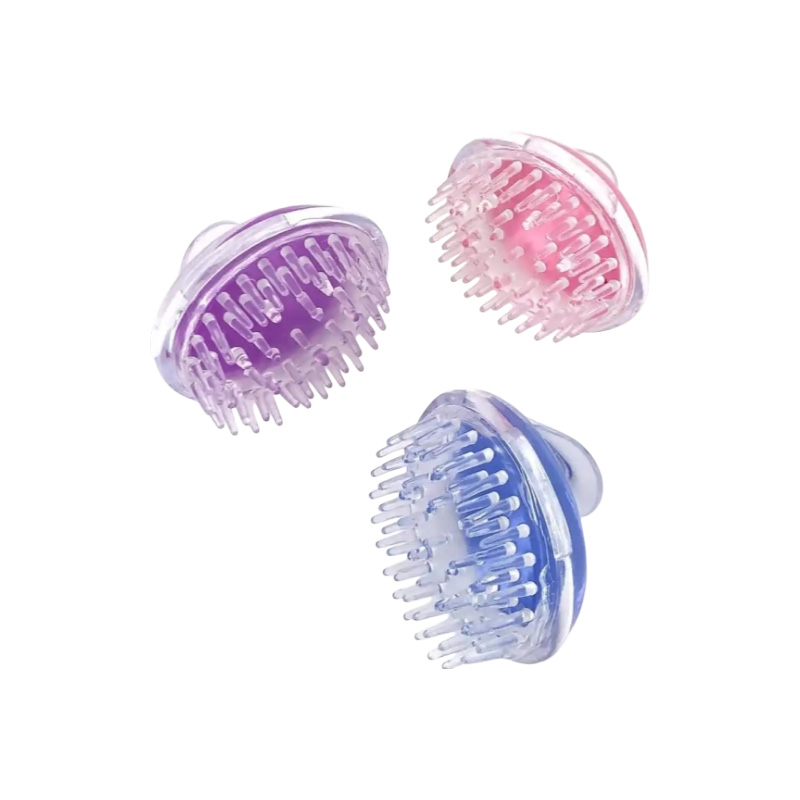 Picture of New Scalp Massage Brush Silicone Shampoo Brush Hair Washing Clean Comb