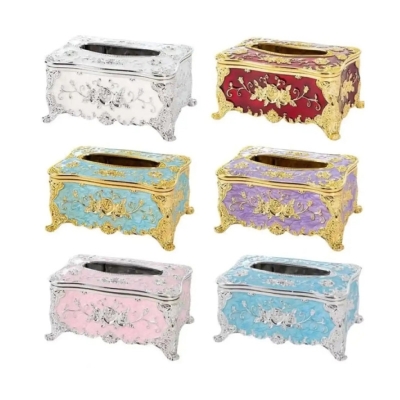 Picture of Universal Luxury European Style Acrylic Tissue Box Tissue Box - purple (Premium quality)