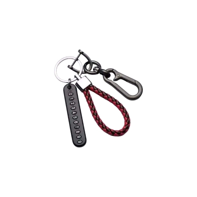 Picture of Keychain Anti-Lost Keychain Car Braided Rope Key