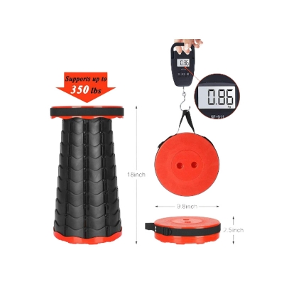 Picture of Retractable Telescopic Stool Folding Chair and Portable Folding