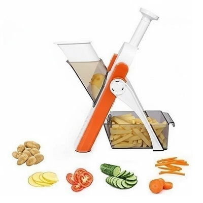 Picture of Multicolor Plastic Vegetable Cutter Mandoline Slicer
