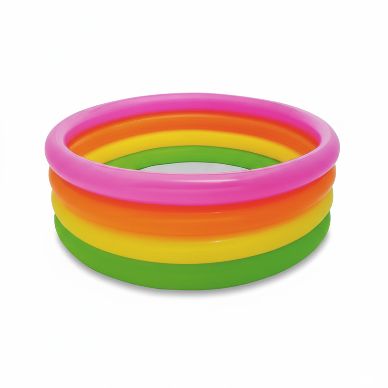 Picture of Intex Baby Bath Pool - 66 inch x 18 inch | Baby Swimming Pool Multicolor | Kids Baby Children Inflatable Swimming Pool