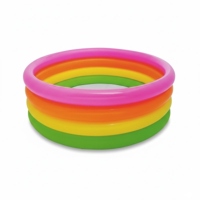 Picture of Intex Baby Bath Pool - 66 inch x 18 inch | Baby Swimming Pool Multicolor | Kids Baby Children Inflatable Swimming Pool