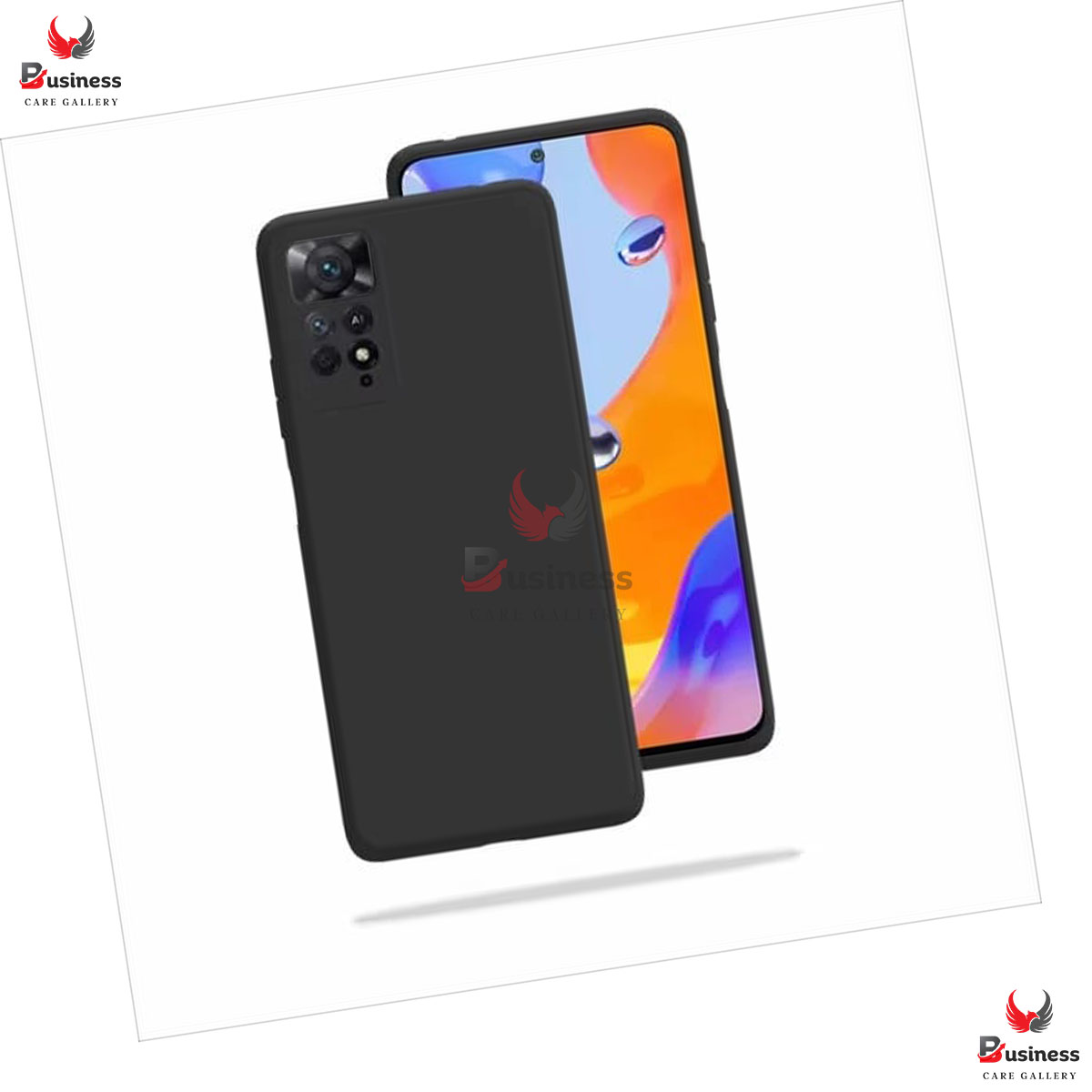 Picture of For Xiaomi Redmi Note 11 Pro 4G/5G Global Heavy Strong Liquid Silicone Soft Gel Rubber Shockproof Cover Phone Case