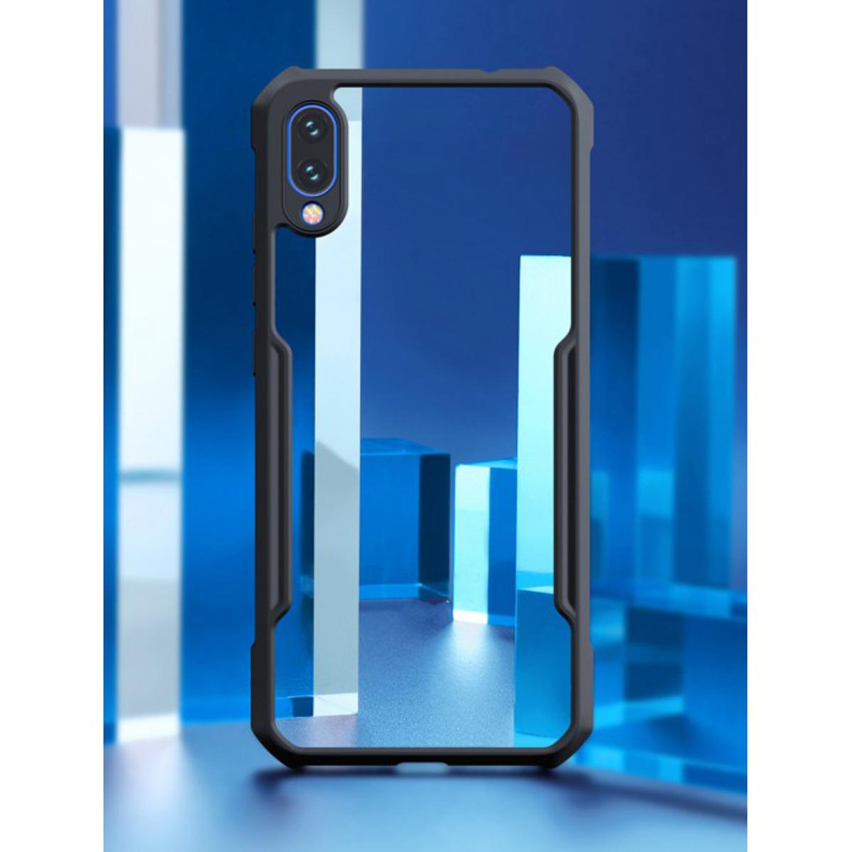 Picture of For For Samsung Galaxy A10/ M10 Xundd Series Flat Shockproof Bumper Phone Cover Edge-Reinforced Shockproof Cushion Back Clear Hybrid Transparent Hard Cover Casing