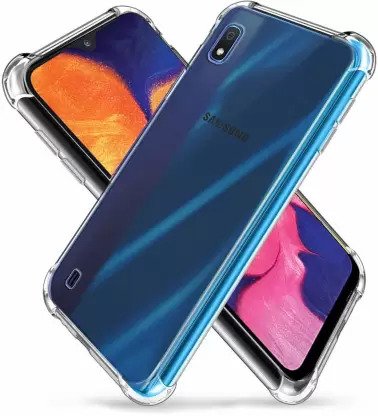 Picture of For Samsung Galaxy M10 Silicone Airbag cover Shockproof Transparent Protective Clear Back Cover TPU Case