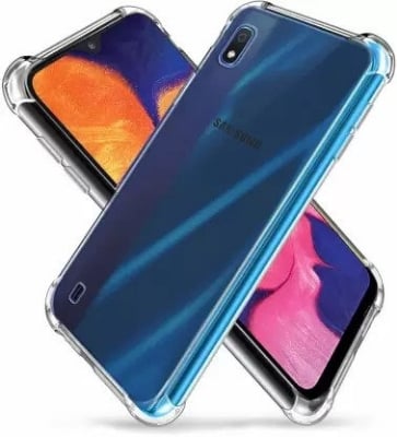 Picture of For Samsung Galaxy M10 Silicone Airbag cover Shockproof Transparent Protective Clear Back Cover TPU Case