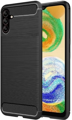 Picture of For Samsung Galaxy A13 5G Silicone Back Cover With Carbon Fiber Texture (Back Case Cover For Smartphone)