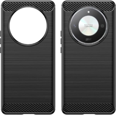 Picture of For Honor X9a Silicone Back Cover With Carbon Fiber Texture (Back Case Cover For Smartph Silicone Back Cover With Carbon Fiber Texture (Back Case Cover For Smartphone) Silicone Back Cover With Carbon Fiber Texture (Back Case Cover For Smartphone)