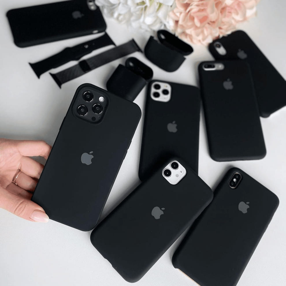 Picture of Premium Liquid Silicon Phone Case For apple iPhone 11 Pro Max Luxury Liquid Silicone Protection Back Cover Soft Case