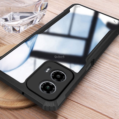 Picture of For Motorola-SGS anti-drop certification prove our quality -Airbag protection design ensure phone safety -Imported acrylic material: prevent fingerprint and yellowing. - Transparent Airbag Bumper Back Side Clear Phone Case For Motorola Moto G34 Back Cover