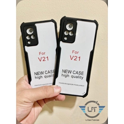 Picture of Xundd Back Cover for Vivo V20 Transparent Hybrid Hard PC Back Bumper