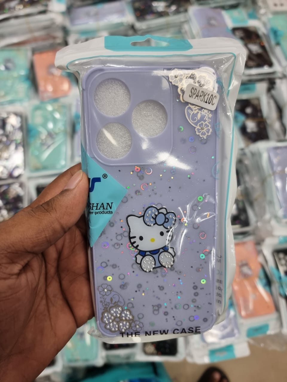 Picture of For Tecno Spark 10 / Tecno Spark 10C Phone Case Butterfly 3D Cute RhinestonesBling Glitter Style Stylish Thin Flexible Girl Women Ladies Case for Tecno Spark 10 Back Cover For Tecno Spark 10 / Tecno Spark 10C Phone Case Butterfly 3D Cute RhinestonesBling