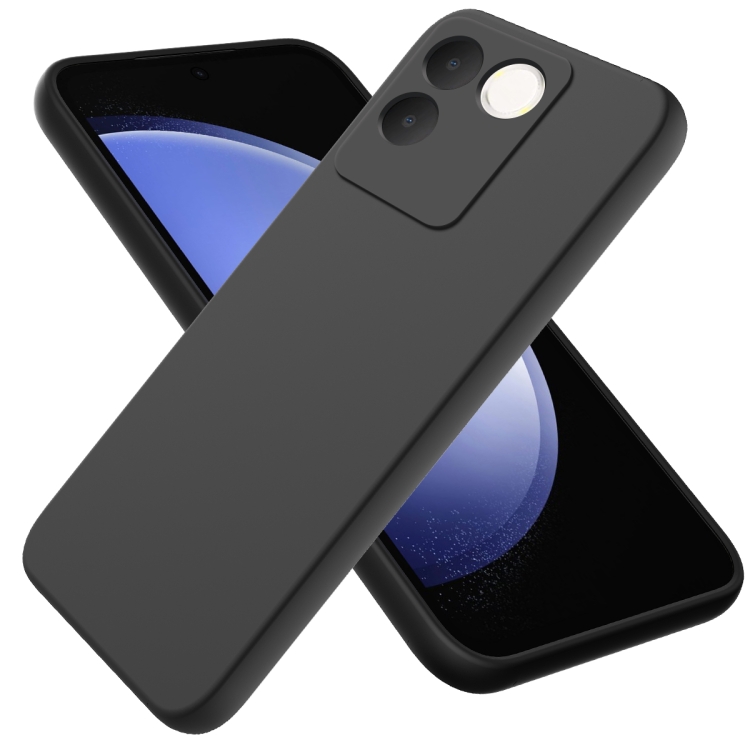 Picture of For Vivo iQOO Z7 Pro 5G Slim Matte Cover Liquid Silicone Stylish and Protective Back Cover Case for Your Device