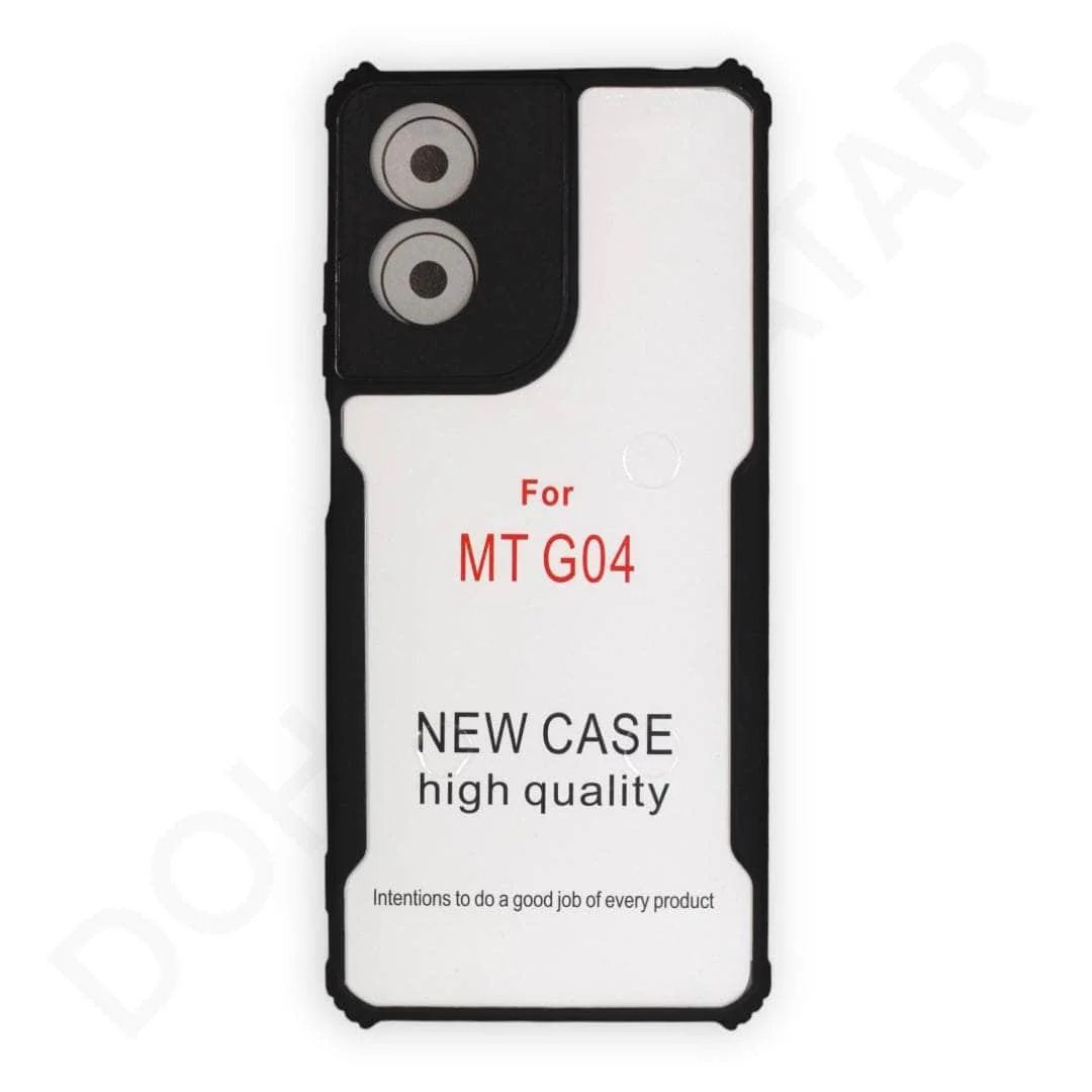 Picture of For Motorola Moto G04 Edge-Reinforced Shockproof Cushion xundd Back Clear Hybrid Transparent Hard Cover Casing