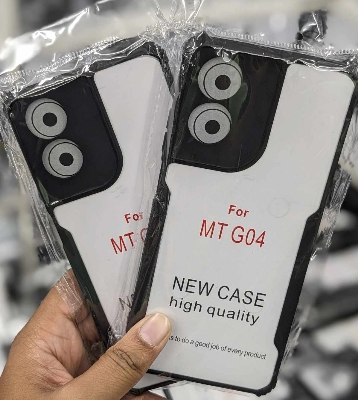 Picture of For Motorola Moto G04 Edge-Reinforced Shockproof Cushion xundd Back Clear Hybrid Transparent Hard Cover Casing