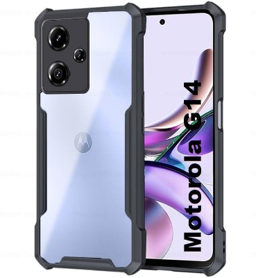Picture of Stylish Cases For Motorola Moto G14 Luxury Raised Edges Protect Camera And Screen Xund Shockproof Transparent Durable And Reliable Clear Phone Back Covers
