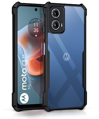 Picture of For Motorola Moto G34 5G Transparent Premium Quality Back Cover Phone Case
