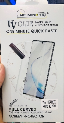 Picture of For Infinix Note 40 Pro Tempered Glass UV Tempered Glass productor