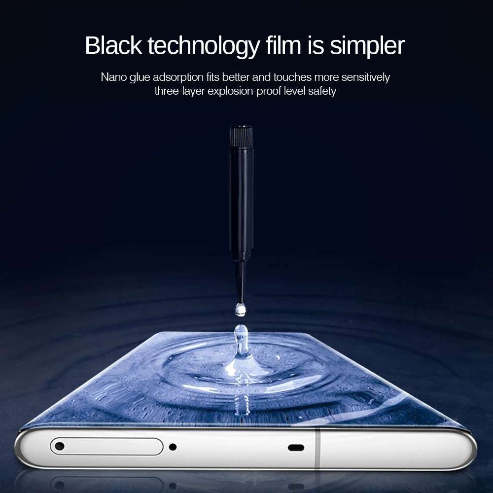 Picture of Oneplus 11R Mossily Full HD Curved Edge Liquid UV Tempered Glass Screen Protector
