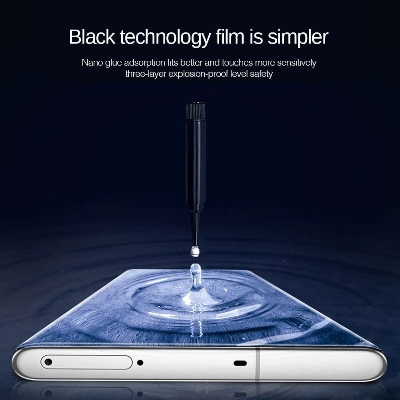 Picture of Oneplus 11R Mossily Full HD Curved Edge Liquid UV Tempered Glass Screen Protector