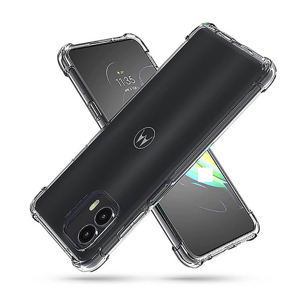 Picture of For Motorola Moto G53 / G73 Premium Silicone Case Crystal Clear Soft TPU Ultra-Thin Transparent Flexible Protective Mobile Phone Back Cover