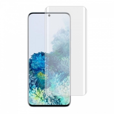 Picture of UV Light Adhesive Tempered Glass Screen Protector for Samsung Galaxy S22 ULTRA / S22 PLUS / S22 / S21 ULTRA / S21 PLUS / S21 / Note 20 ULTRA / S20 ULTRA / S20 PLUS / NOTE 20 PLUS / NOTE 20 / S20 - Transparent