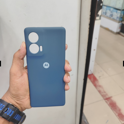 Picture of For Motorola Edge 50 Fusion G85 S50 Neo Soft Silicone Cases Shockproof Round Edge Camera Bumper Phone Back Cover