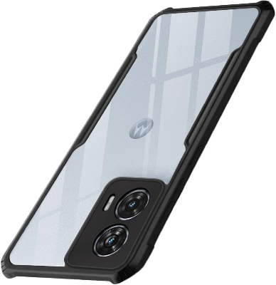 Picture of Motorola Edge 50 Fusion Xundd Protective Airbag Bumper Transparent Back Side Clear Phone Case For Motorola Edge 50 Back Cover