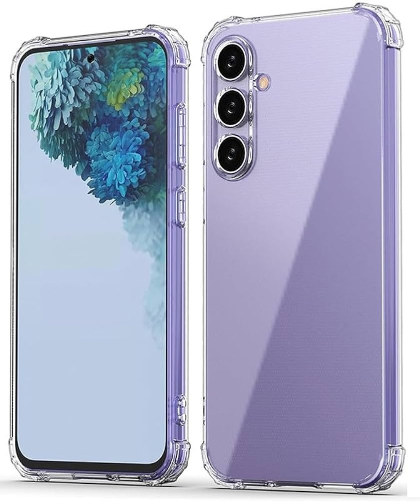 Picture of Samsung Galaxy S23 FE 5G TPU Back Cover Shockproof Silicone Bumper - Transparent (With Camera Protection)